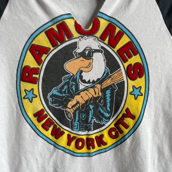 Daydreamer Black and White Ramones Graphic Tee - Picture 6 of 11